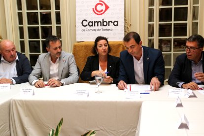 La consellera ha visitat les Terres de l'Ebre aquest dijous.