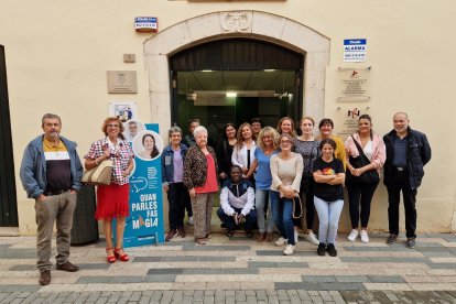 Imatge de l'acte de presentació de la nova edició del Voluntariat per la Llengua