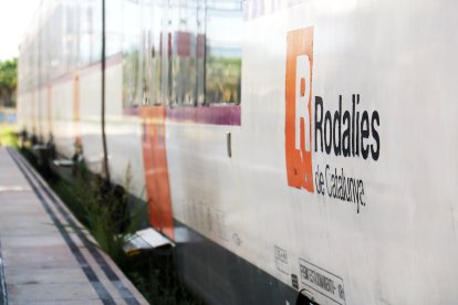 Imatge d'arxiu d'un tren de Rodalies.