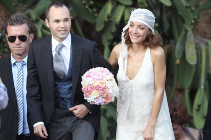 Imagen de la boda de Andrés Iniesta.