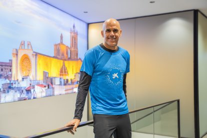 El medallista mundial espanyol Reyes Estévez a l’Store Joan XXIII de CaixaBank a Tarragona.