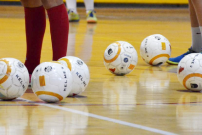 Imatge d'arxiu de futbol sala.