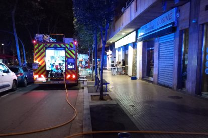 Imatge de la intervenció dels Bombers a Reus.