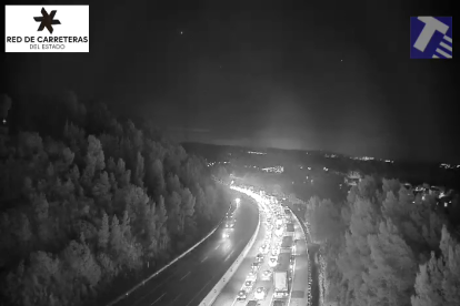 Retencions avui al vespre a l'AP-7 a causa de l'accident al terme de Tarragona.