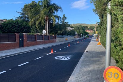 Els treballs s’han centrat en el tram comprès entre els punts quilomètrics 1+910 i 2+480 de la TV-7048