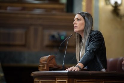 La portaveu de Junts, Míriam Nogueras, aquest dimecres al Congrés