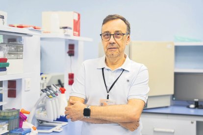 El director de l'IISPV, a les instal·lacions de l'entitat en el complex de l'Hospital Sant Joan.