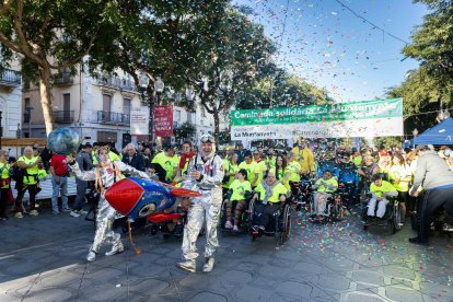 Imatge de la 15a Caminada Solidària de la Fundació La Muntanyeta