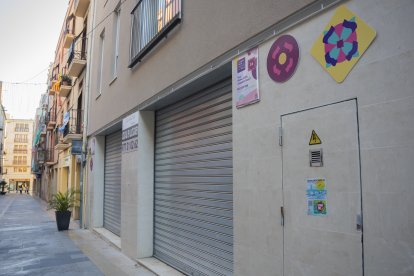 Fotografia d'un local adherit a la tercera fase del Reus Espais Vius.