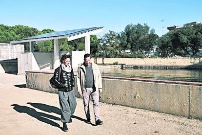 Visita de dimecres d’Oliver Klein i Tiphaine Anderbouhr al dipòsit i instal·lacions del projecte.