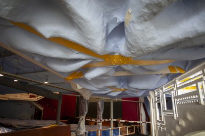 Visita d'obres al Teatre Metropol.