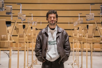 Josep Poblet aquest dimecres al Celler de Vila-seca.