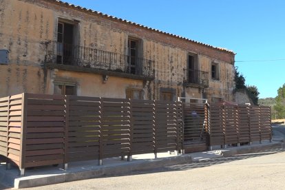 Un dels espais de recollida tancats