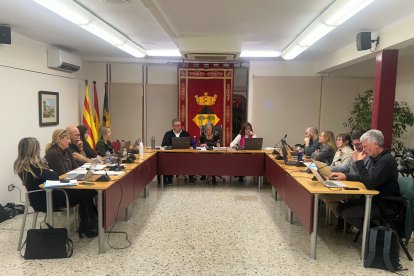 Imatge de la sessió plenària on s’han aprovat els pressupostos del 2026.