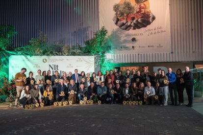 Premiats de la segona edició dels Premis Nacionals Millors Olis d’Oliva Catalunya