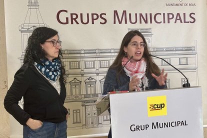 Acte de presentació de les mocions al ple de la CUP.