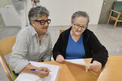 Els residents de la residència Marià Fortuny de Reus han estat alguns dels implicats en la iniciativa 'Una carta, una il·lusió'.