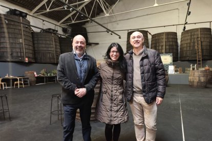 Sebastià Domènech, Sílvia Virgili i Francisco Tiñena.