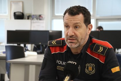 Mario Olivares, sotscap de l'Àrea de Telecomunicacions dels Mossos