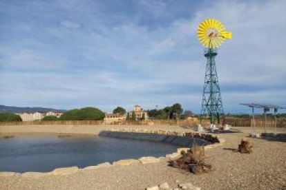 Finalitzen les obres de la bassa naturalitzada a Reus