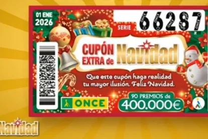 Primer premi de l'Extra de Nadal de l'ONCE.