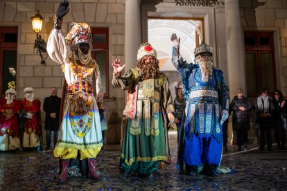 Imatge de la visita dels Reis d'Orient l'any passat.