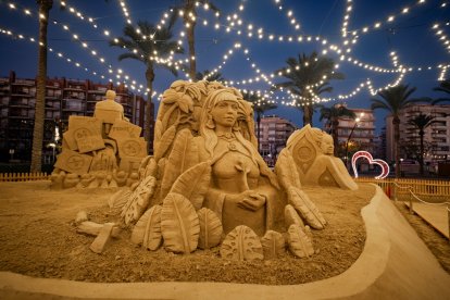 Pessebre de sorra 2025 de Vila-seca