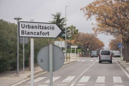 Entrada a la urbanització Blancafort de Reus
