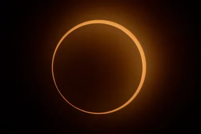 Imatge d’arxiu d’un eclipsi solar