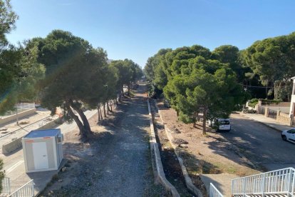 Imatge del traçat de la futura Via Verda a Mont-roig del Camp.