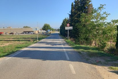 Imatge de la carretera TV-7042 entre Montblanc i Rojals, que es millorarà.