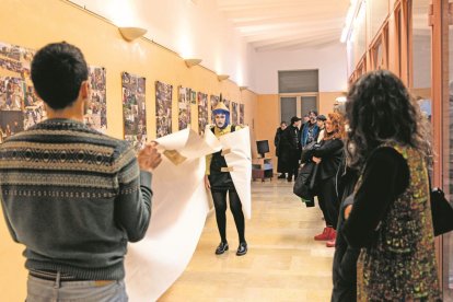 Inauguració de l’exposició dissabte passat a Tarragona.