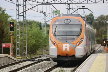 Imatge d'arxiu d'un tren de Rodalies.