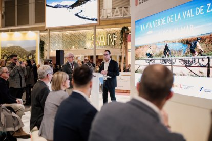 El nou tram de la Via Verda de la Val de Zafan es presenta a FITUR