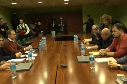 Representants a la reunió d'aquest matí