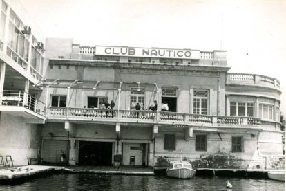 Imatge d'arxiu del Reial Club Nàutic de Tarragona feta l’any 1974 .