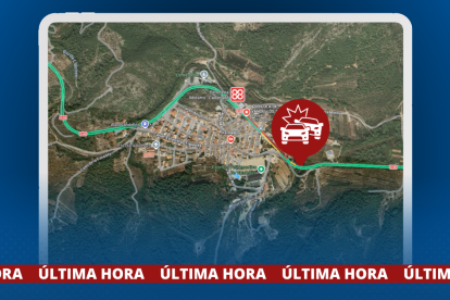 Punt on hi ha hagut l'accident.
