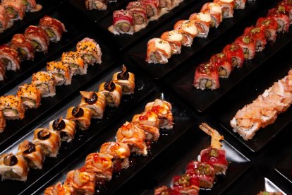 Imagen de alguno de los platos que se pueden comer en 4 Makis, en Torredembarra.