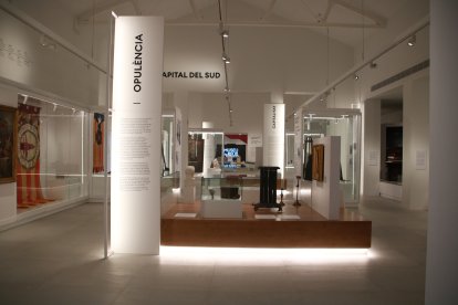 Una de les sales del renovat Museu d'Art i Història de Reus