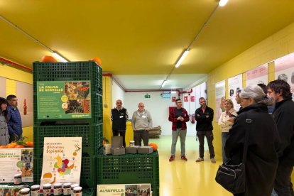 L'estand de Torredembarra durant la Jornada de Ciutat Comestible.