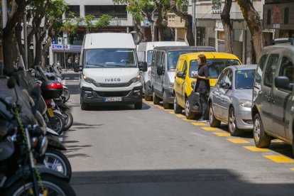 Imatge d'arxiu de càrrega i descàrrega a Tarragona