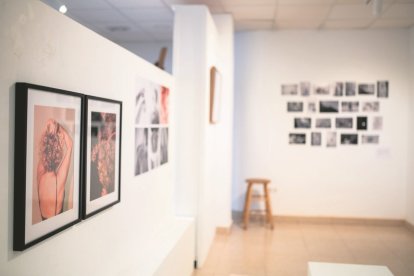 Les fotografies connecten el món femení des de diverses perspectives.  L’exposició es clourà el 8 de març amb una activitat especial.