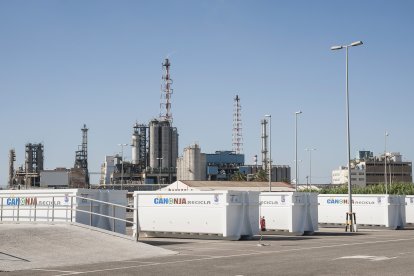 Imatge de la deixalleria mòbil de la Canonja.