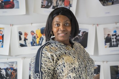 Mariama Thioube, presidenta de l'ADAT