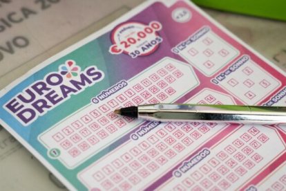 Imatge d'arxiu d'una butlleta de l'Eurodreams.