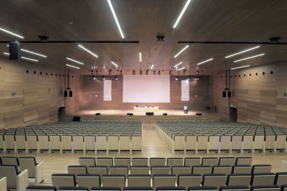 Fotografia d'arxiu de l'Auditori Antoni Gaudí, que es troba al Tecnoparc.