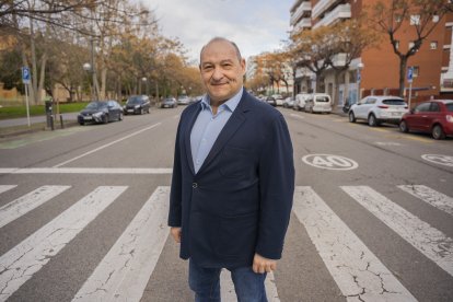 Carles Ruiz al carrer Vidal i Barraquer de Tarragona, per on es preveu que passi el tramvia.