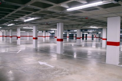 Imagen de un parking.