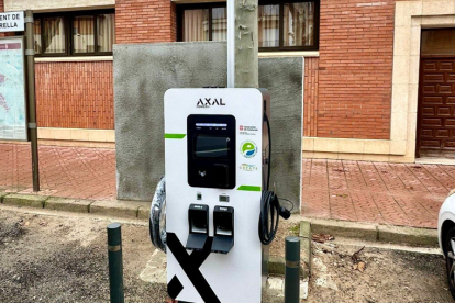 Imatge d'un dels carregadors instal·lats a la Fatarella (Terra Alta)