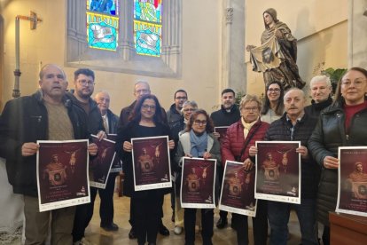 Fotografia de l'acte de presentació de la nova Processó de la Compassió i la Misericòrdia.